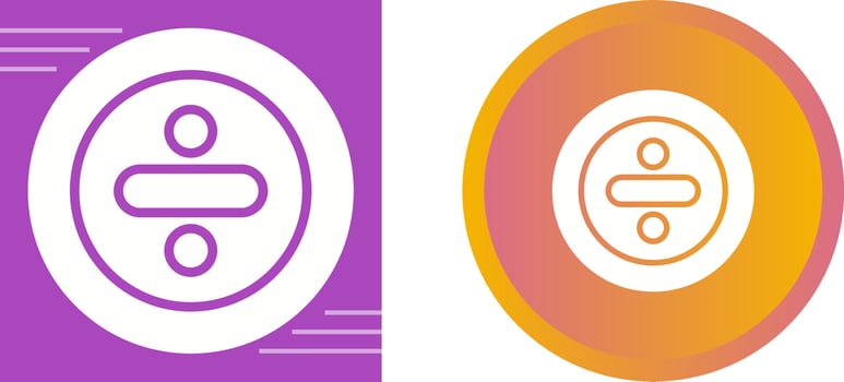 Division Vector Icon