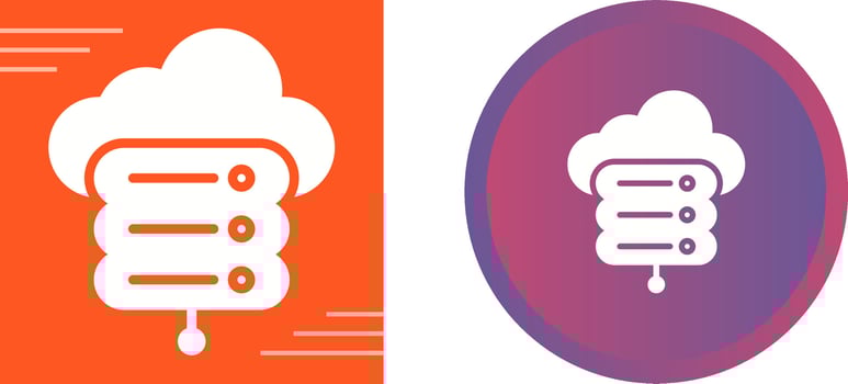 Cloud Storage Vector Icon