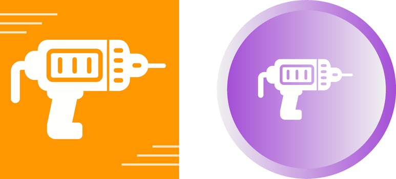 Electric Drill Vector Icon