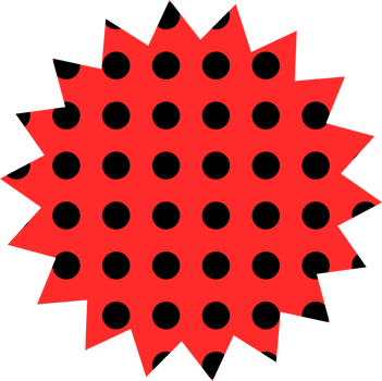 Abstract figure polka dot background png