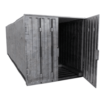 a large container on a transparent background png