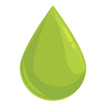Biogas drop eco icon cartoon vector. Bio plant fuel vector