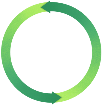 Green cycle icon png