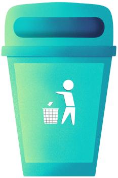 General waste bin png