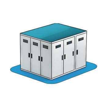 AI generated Locker Room Hand Drawn Cartoon Style Illustration png