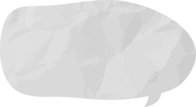 old paper speech bubble png