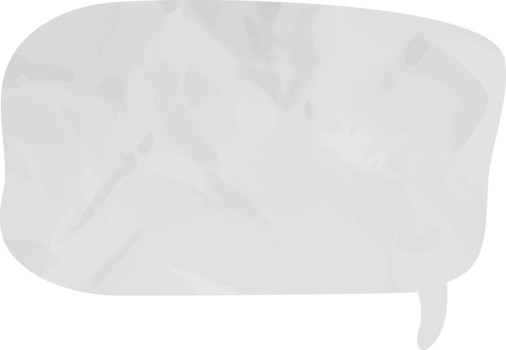old paper speech bubble png