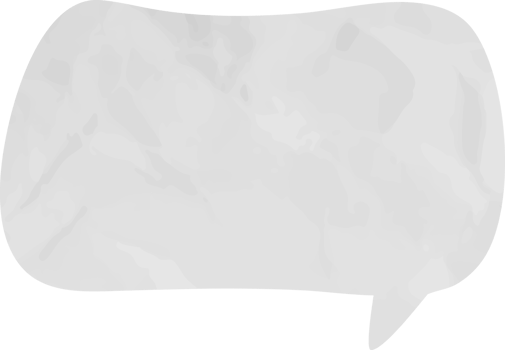 old paper speech bubble png