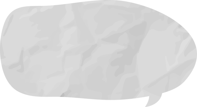 old paper speech bubble png