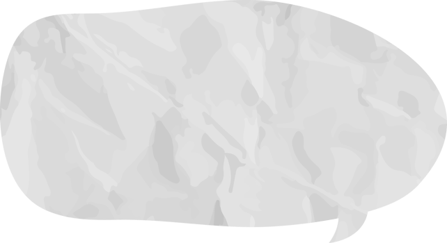 old paper speech bubble png