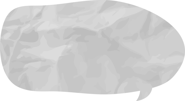 old paper speech bubble png