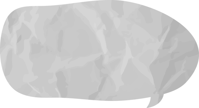 old paper speech bubble png