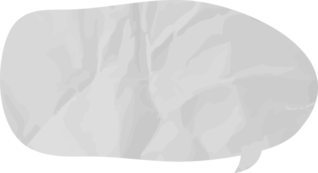 old paper speech bubble png