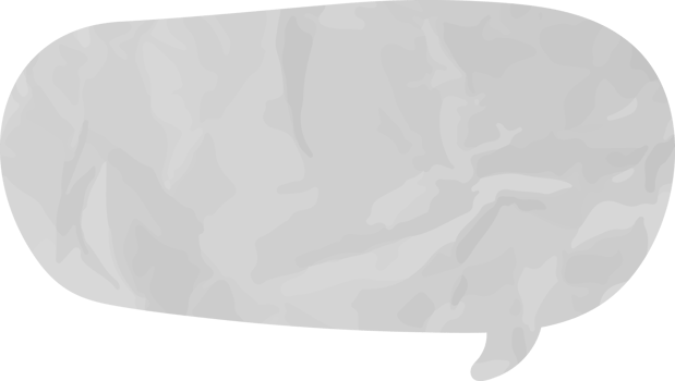 old paper speech bubble png