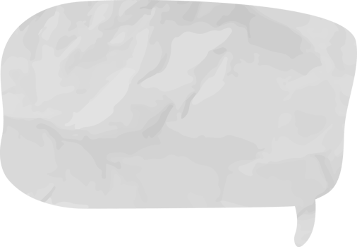 old paper speech bubble png
