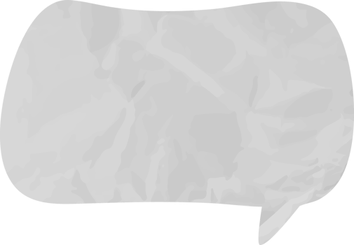 old paper speech bubble png