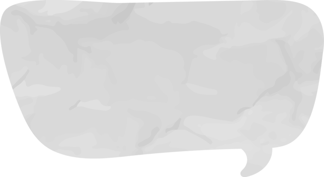 old paper speech bubble png