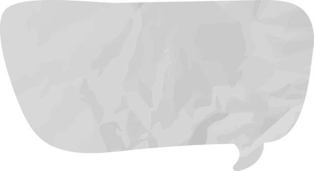 old paper speech bubble png