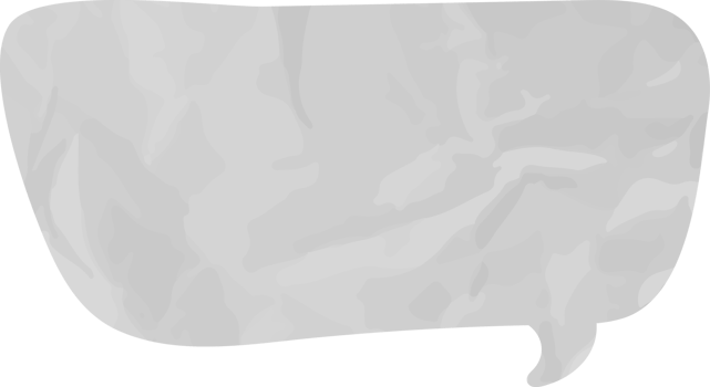 old paper speech bubble png