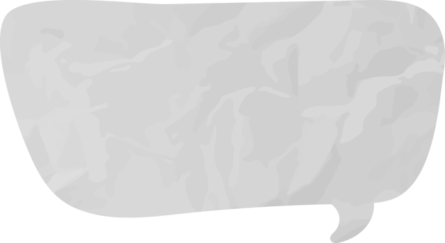 old paper speech bubble png