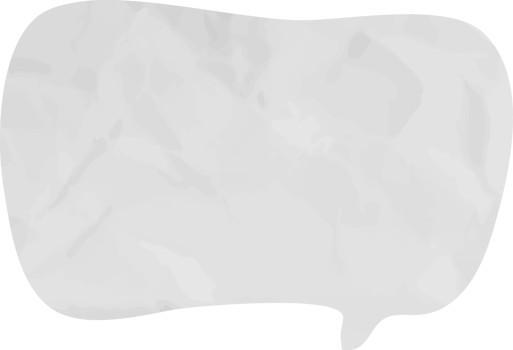 old paper speech bubble png