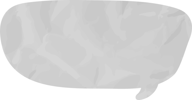 old paper speech bubble png