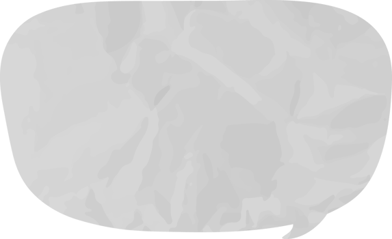 old paper speech bubble png