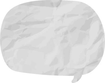 old paper speech bubble png