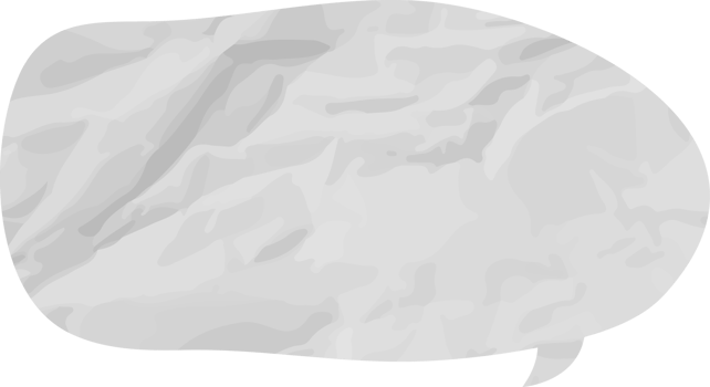 old paper speech bubble png