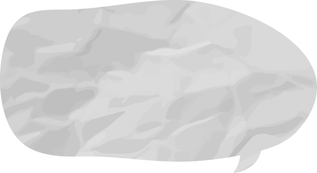 old paper speech bubble png