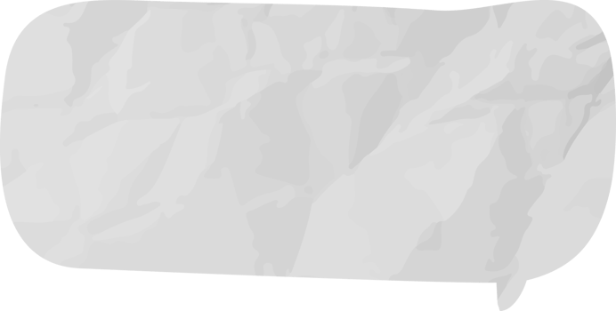 old paper speech bubble png