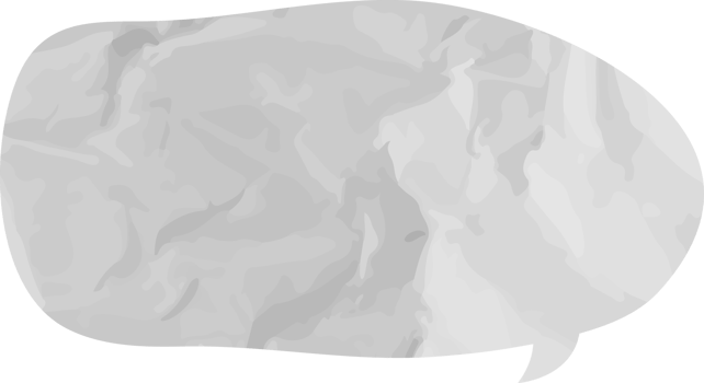 old paper speech bubble png