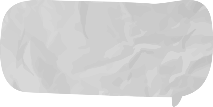 old paper speech bubble png