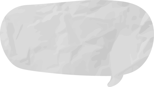 old paper speech bubble png