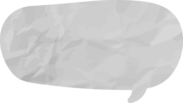 old paper speech bubble png