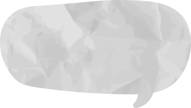 old paper speech bubble png