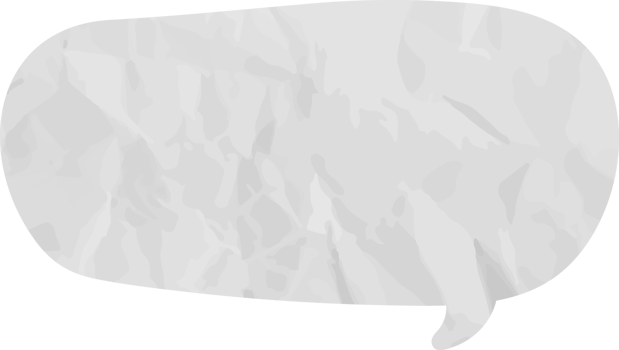 old paper speech bubble png