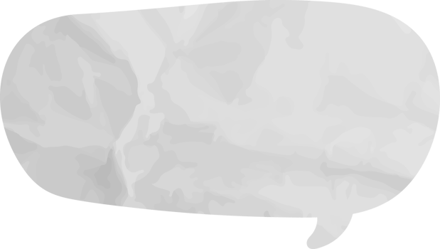 old paper speech bubble png