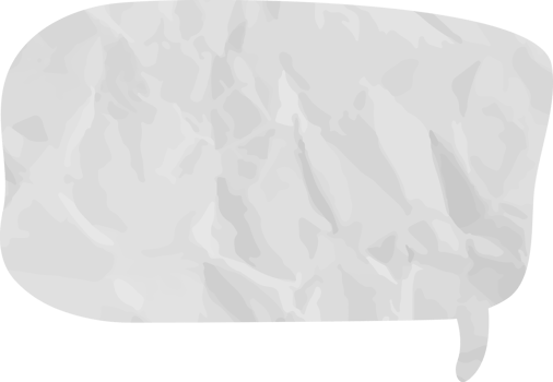 old paper speech bubble png