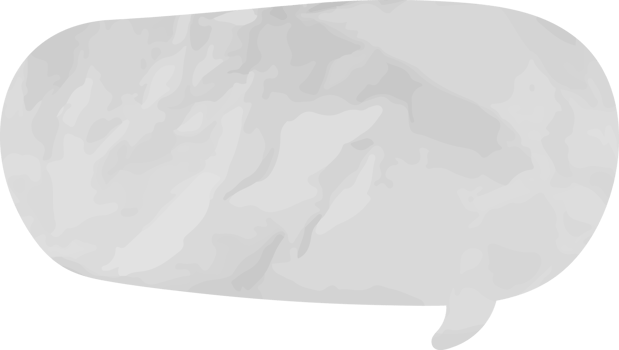 old paper speech bubble png