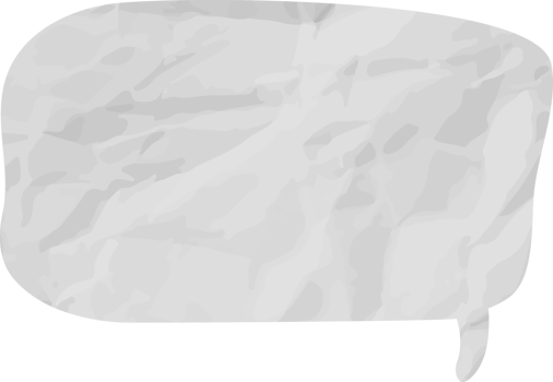 old paper speech bubble png