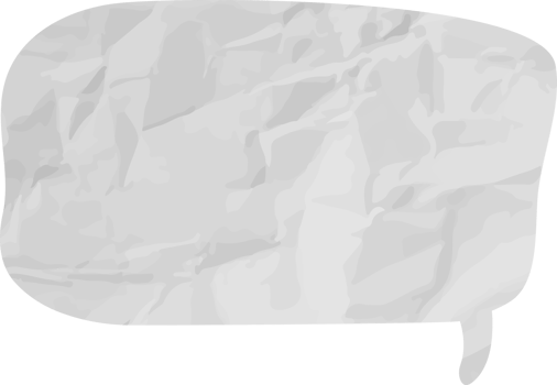 old paper speech bubble png