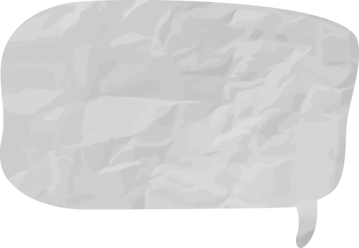 old paper speech bubble png