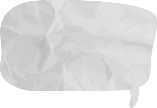 old paper speech bubble png