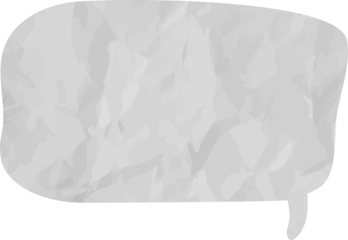 old paper speech bubble vintage wrinkled png
