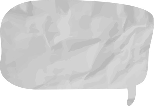 old paper speech bubble vintage wrinkled png