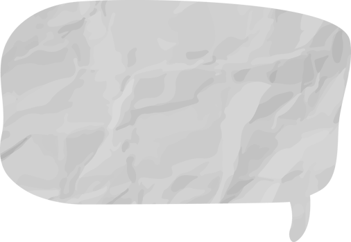 old paper speech bubble vintage wrinkled png