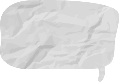 old paper speech bubble vintage wrinkled png