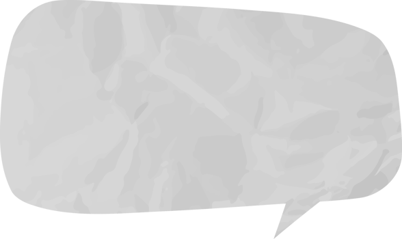 old paper speech bubble vintage wrinkled png