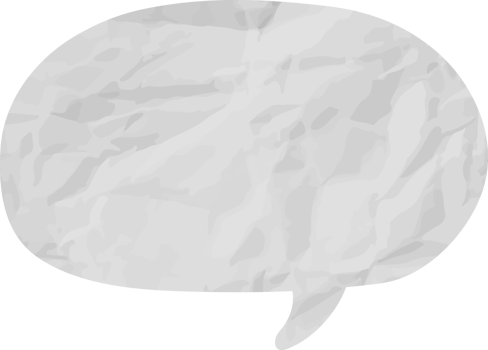 old paper speech bubble vintage wrinkled png
